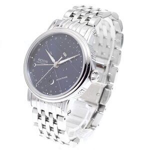 EPOS Emotion Night Sky 3391 Moon phase Navy Dial Automatic Men's Watch_894219